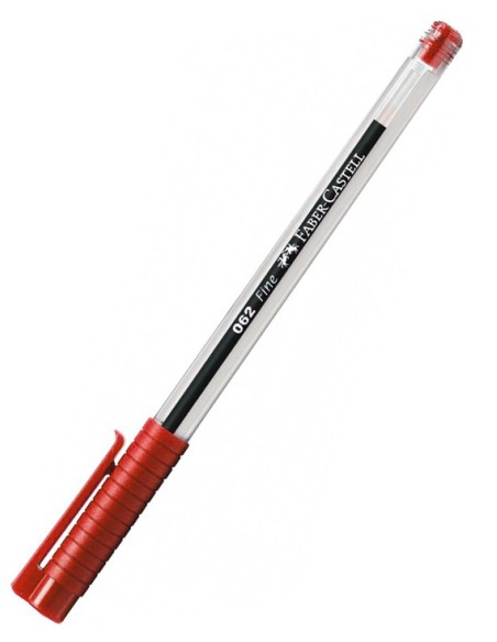 Boligrafo Faber Castell 062-F Color Rojo