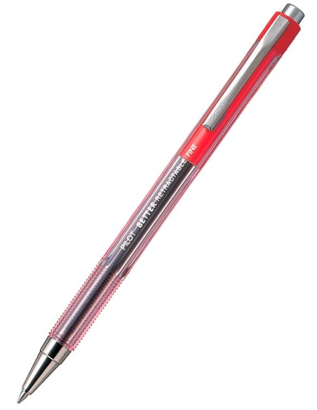 Boligrafo Pilot BP-145 F Retractable c/Rojo