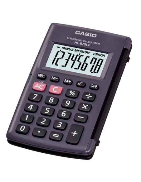 Calculadora Casio HL-820  8dig. (de Bolsillo)