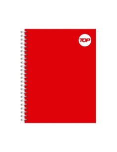 Cuaderno con Espiral Medio Oficio Color Pleno (100hjs.) Top Cuadricula 5mm