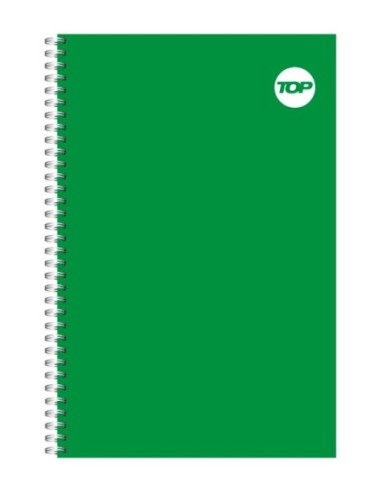 Cuaderno con Espiral Oficio Color Pleno (100hjs.) Top Cuadricula 5mm
