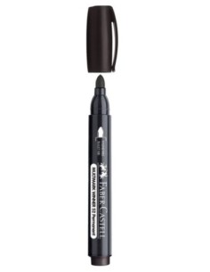 Marcador Permanente Faber Castell 52 Color Negro