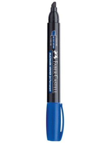 Marcador Permanente Faber Castell 54 c/Azul