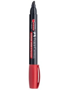 Marcador Permanente Faber Castell 54 c/Rojo