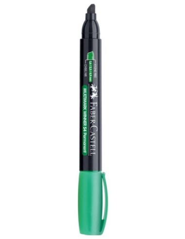 Marcador Permanente Faber Castell 54 c/Verde