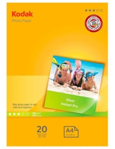 Papel Fotografico KODAT Glossy A4 180grs.(20 hojas)