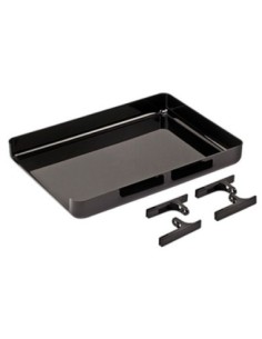 Bandeja 1 Piso Acrilica Apilable Artesco Negro