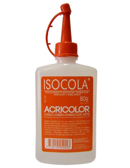Pegamento Isocola Acricolor 80ml.