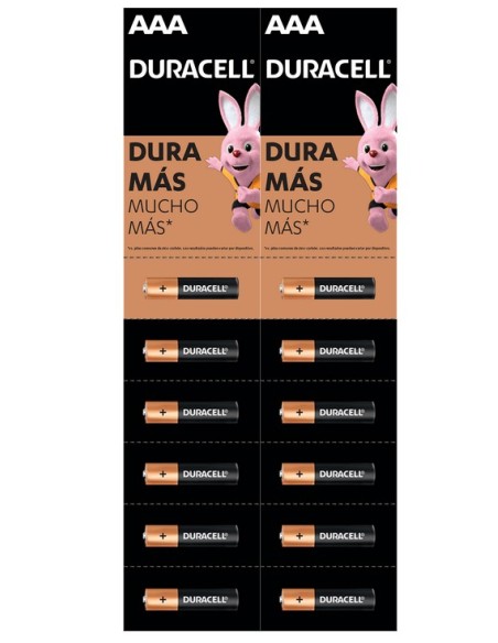 Pilas Duracell AAA-1 Alkalinas