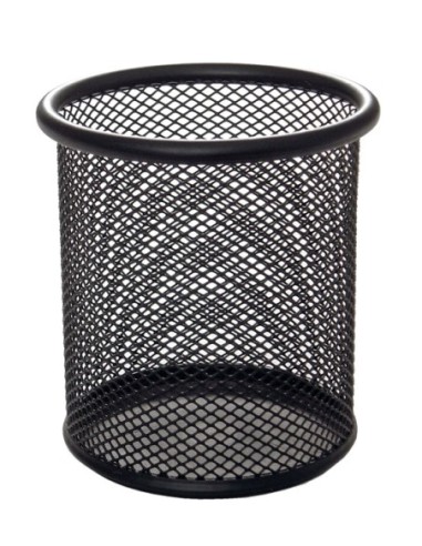 Porta Lapiz Malla Metalico Dingli c/Negro