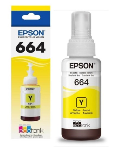 Recarga Epson T6644Y L110/L210/L350/L555 - 70ml