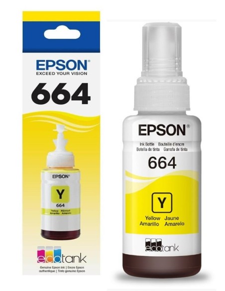 Recarga Epson T6644Y L110/L210/L350/L555 - 70ml