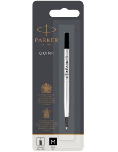 Repuesto Parker Roller Ball 0.8mm. Medium Color Negro