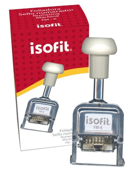 Sello Numerador Automatico Isofit FM - 6 digitos