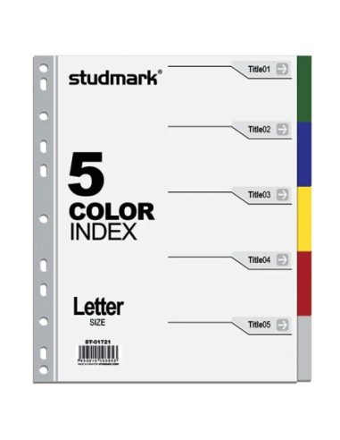 Separadores Plasticos Studmark Carta (1-5)
