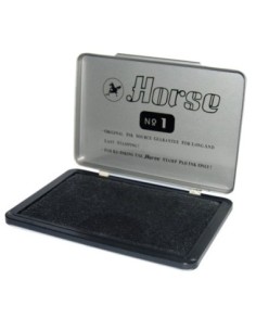 Tampo Horse No. 1 Color Negro (9.5cm x 14cm)