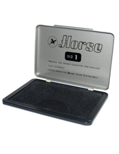 Tampo Horse No. 1 Color Negro (9.5cm x 14cm)