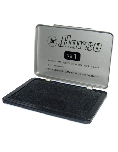 Tampo Horse No. 1 Color Negro (9.5cm x 14cm)