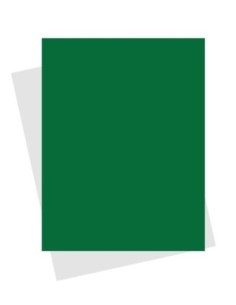 Tapa Plastica Tamaño Carta color verde/Transparente