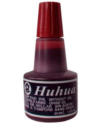 Tinta para Tampo Huhua c/Rojo 30ml.