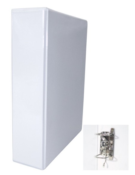 Binder Tamaño A4 3" 2 Anillas de Palanca Blanco