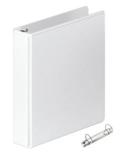 Binder Tamaño Carta 1 1/2" 2 Anillas Blanca