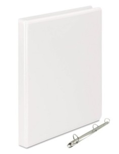 Binder Tamaño Carta 1/2" 3 Anillas Blanca