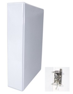 Binder Tamaño Oficio 3" 2 Anillas de Palanca Blanco